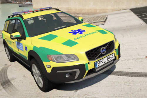 | Swedish | Ambulance| Volvo XC70| 2012